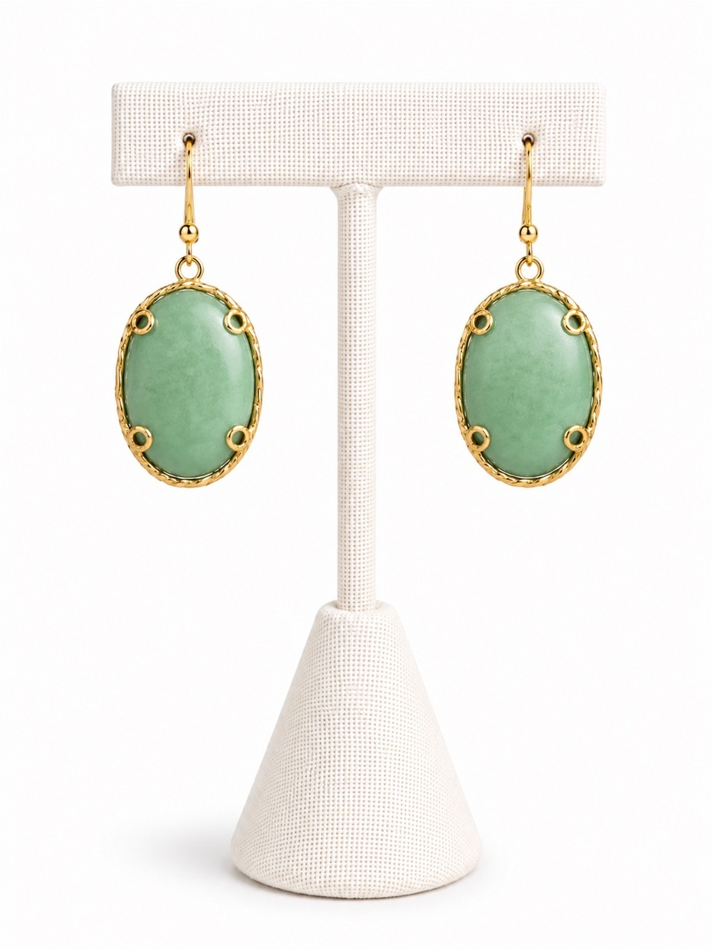 Boho Natural Stone Statement Earrings
